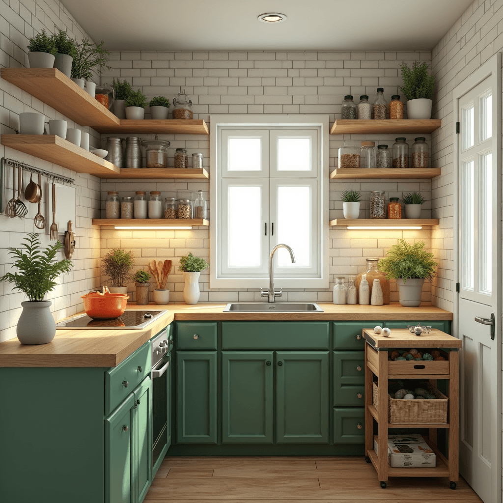 Storage solutions for tiny kitchen