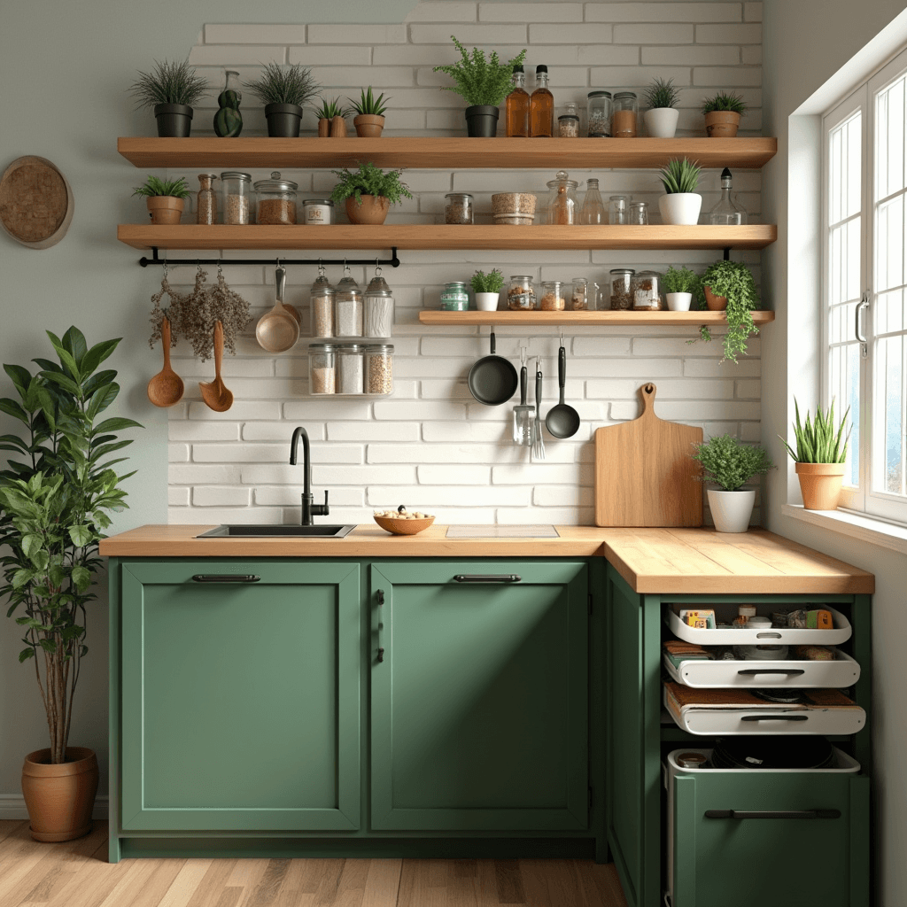 Storage solutions for tiny kitchen