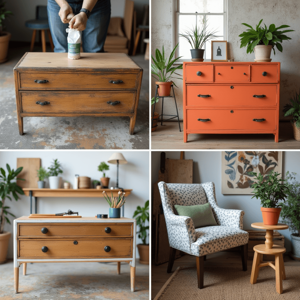 Upcycle old furniture