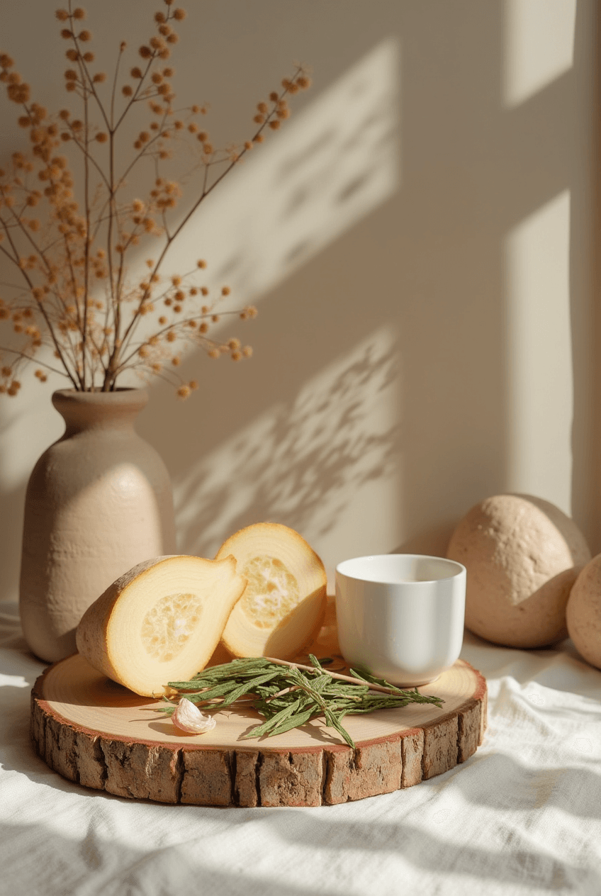 Natural materials decor