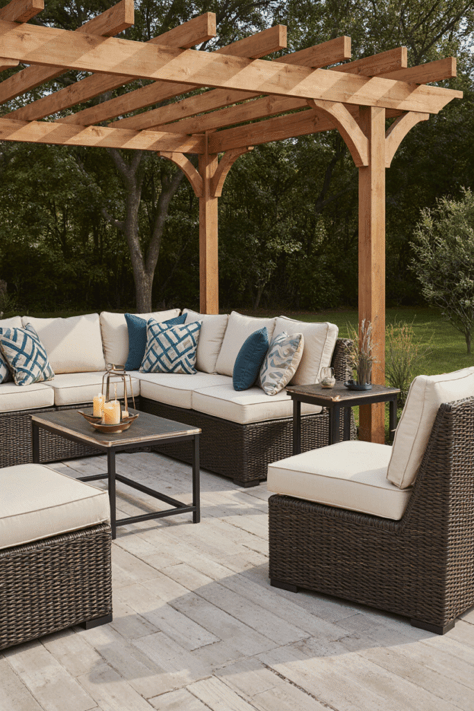 Weather-resistant patio sets
