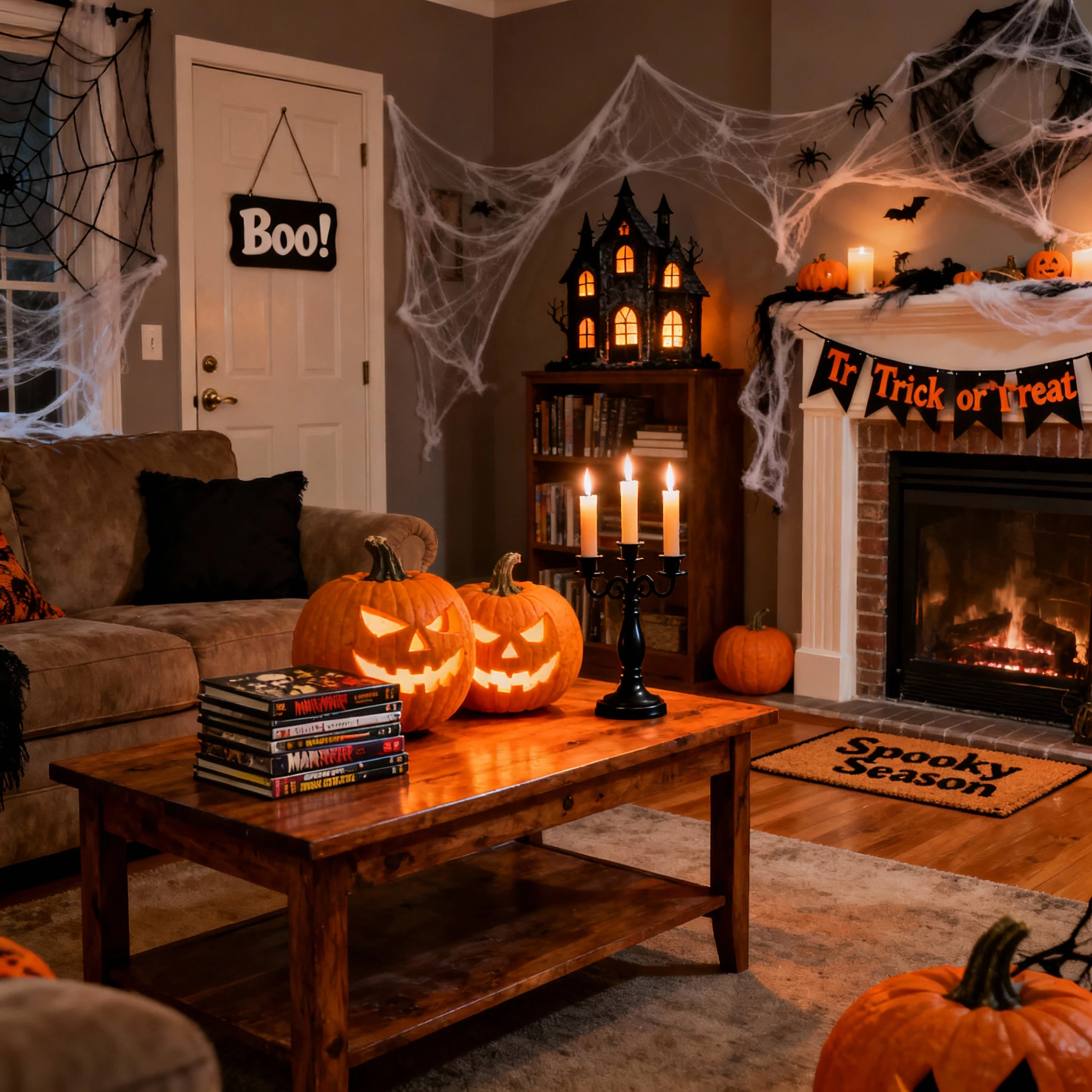 Best Spooky Season Living Room Decor Halloween Kitchen Decorating Ideas Halloween Bathroom Decor Trends Eerie Bedroom Deco...
