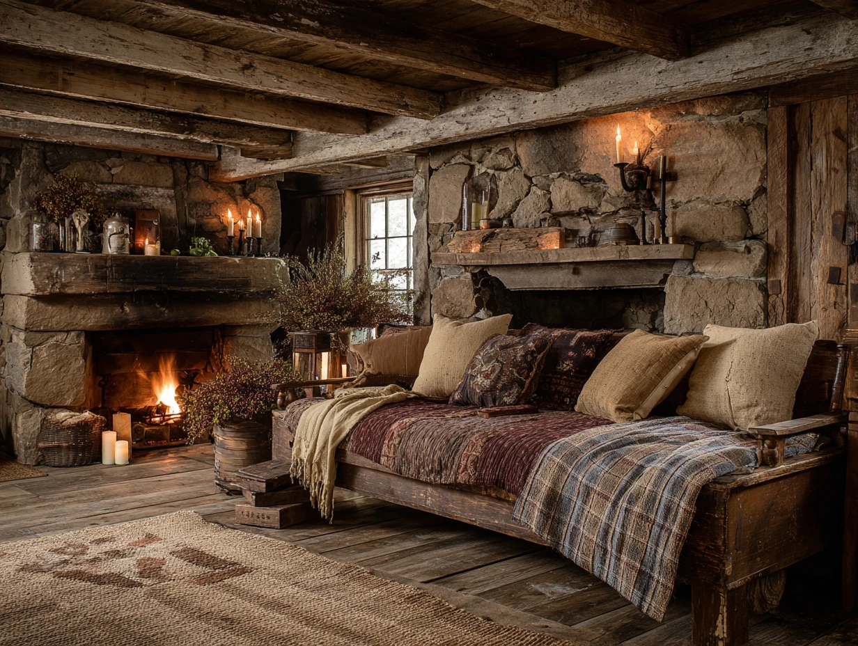 Primitive Living Room  Decorate Primitive Living Room