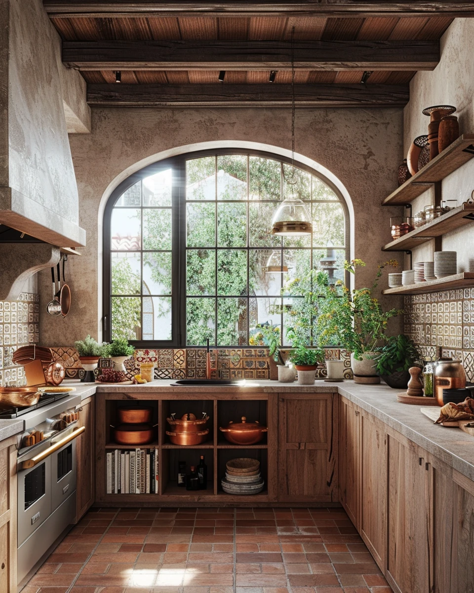 Spanish Sanctuary Kitchen Plans