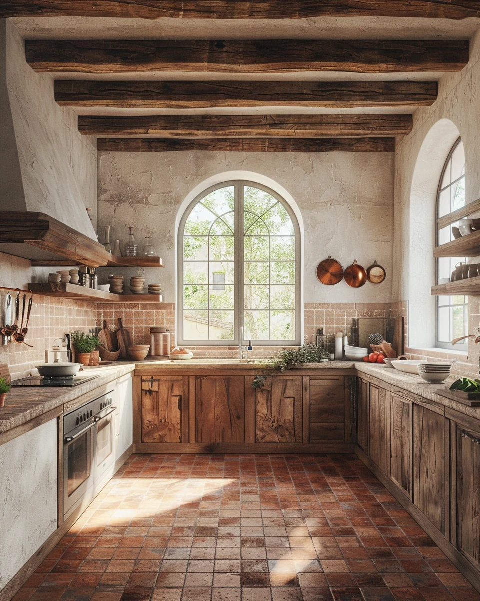 Spanish Sanctuary Kitchen Plans
